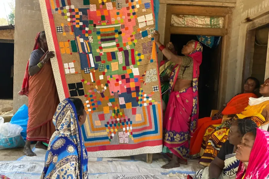 Kavand quilts created by the Siddi Karnataka community