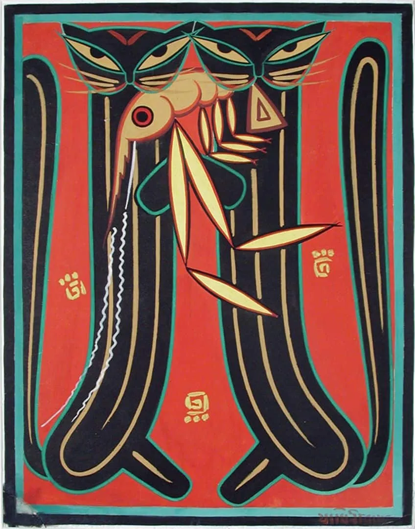 Jamini Roy Art Style